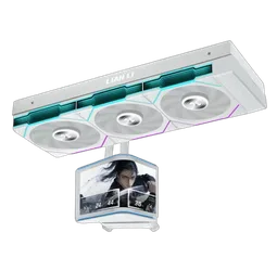 Lian-Li HydroShift II OLED Curved 360TL blanc