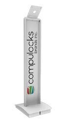 Compulocks Tablet Floor Stand Mount BrandME White