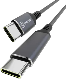 Câble USB-C mâle/mâle - 1m - Anthracite