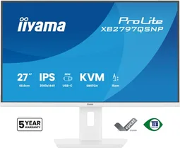 Iiyama Prolite XB2797QSNP-W1 - 27" QHD 75Hz IPS 1ms Pivot AdaptiveSync