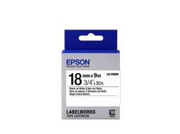 Epson TAPE LK-5WBN STD BLK-/WHT 18/9