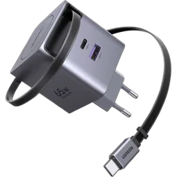 UGREEN Chargeur mural 65W 2 ports - USB-A/USBC + Câble USB-C