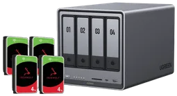 UGREEN DXP4800 - 4 Baies avec 4 disques 4To