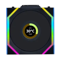 Lian-Li UNI FAN SL LCD ARGB PWM - Sans Fil 120mm - Noir