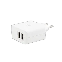 T'nB Chargeur secteur 24W - 2 ports - Blanc