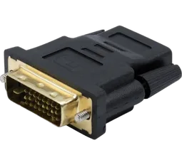 Adaptateur HDMI vers DVI 24+1 femelle/mâle - Noir