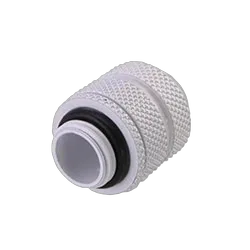 CONSTRUCTEUR Fitting Femelle/Femelle télescopique droit blanc - 14mm