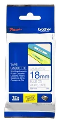 Brother Tape/blue-white 18mm f 3xx 5xx