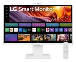 LG 32U850SA-W - 32" 4K IPS Smart TV Webcam USB-C télécommande