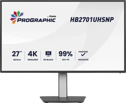 Iiyama ProGraphic - 27" 4K IPS Black 99% DCI P3 USB-C Dock Certifié Pantone