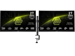 MSI 2 x MAG 275CQF E18 27" CURVE QHD 180Hz Fast-VA FreeSync + support double