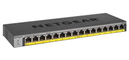 Netgear ProSAFE 16-Ports Gigabit Unmanaged PoE+