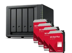 Synology DS425+ - 4 Baies avec 4 disques de 4To RED Plus