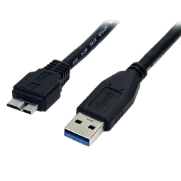 StarTech 0.5m 1.5ft Black USB 3.0 Micro B Cable