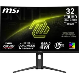 MSI MAG 321CUPDF - 32" CURVE 4K/160Hz ou FHD/320Hz Fast-VA USB-C
