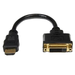 StarTech Adaptateur HDMI 1.4/DVI-D mâle/femelle - 20cm - Noir