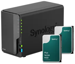 Synology DS225+ - 2 Baies avec 2 disques de 12T HAT3310-12T