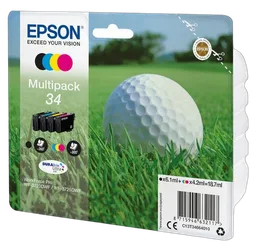 Epson - Noir, Cyan, Magenta, Jaune - C13T34664010