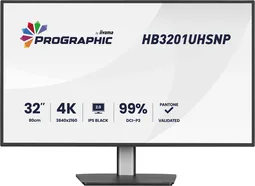 Iiyama ProGraphic - 32" 4K IPS Black 99% DCI P3 USB-C Dock Certifié Pantone