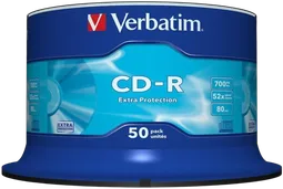 Verbatim Spindle de 50x CD-R 700Mo (80 Min)