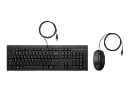 HP 225 WIRED MOUSE AND KB G2