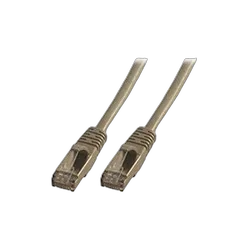 MCL Samar CAT6A F/UTP Patch cable 1 m Grey