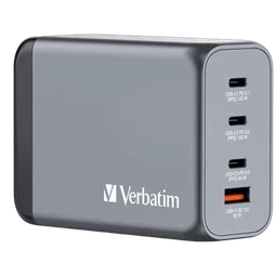 Verbatim GNC-240 GaN Charger 4 Port 240W USB A/C