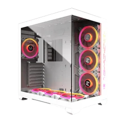 M.RED Crystal Sea Blanc  - MT/Sans Alim/ATX
