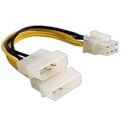 Câble alim. carte Graphique molex vers 6 broches