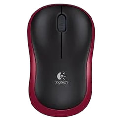 Logitech M185 - Sans-Fil - Rouge