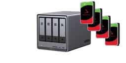 UGREEN DXP4800 Plus - 4 Baies avec 4 disques 4To IronWolf
