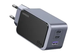 UGREEN Chargeur secteur Nexode S  65W 3 ports - USB-A + 2xUSB-C - Gris