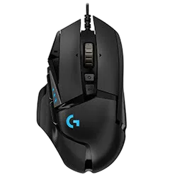 Logitech G502 Hero LightSync - Filaire - Noir