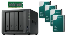 Synology DS423+ - 4 Baies avec 4 Disques de 4To + 4Go RAM
