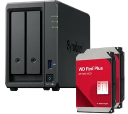 Synology DS725+ - 2 baies avec 2 disques de 4To RED Plus