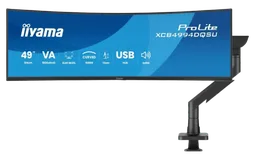 Iiyama Prolite XCB4994DQSU-B1 49" CURVE DQHD 120hz Adaptive Sync + Support