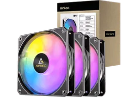 Antec P12 PWM ARGB (Pack de 3x120mm) - Noir