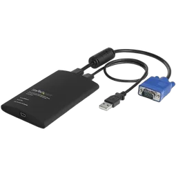 StarTech KVM Portable Crash Cart w/File Transfer