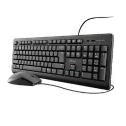 Trust TKM-250 - Clavier/Souris/Noir/Filaire