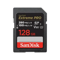 Sandisk PRO 128GB V60 UHS-II SD CARDS