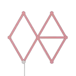 Nanoleaf Lines Skin Rose Mate - 9 pièces