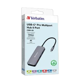 Verbatim USB-C Pro Multiport Hub 9 Port CMH-09