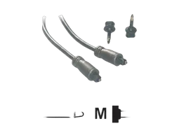 MCL Samar Câble audio optique Toslink mâle/mâle - 2m - Noir