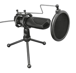 Trust Microphone Streaming Mantis - Noir/USB/Trépied