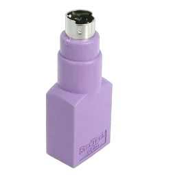 StarTech Adaptateur Clavier USB vers PS/2 - USB A Femelle - PS/2 Mâle Violet