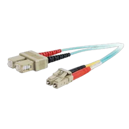 C2G Cbl/2m LC/SC 10Gb LSZH Dplx 50/125 Fbr