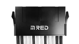 M.RED Kit extension 7 Câbles tressés Ultimate - Blanc Noir