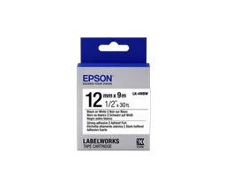Epson TAPE LK-4WBW STRNG ADH BLK-/WHT
