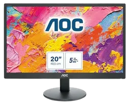 AOC e2070Swn/19.5"LED 1600x900 VGA 5ms blk