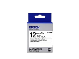 Epson TAPE LK-4WBN STD BLK-/WHT 12/9